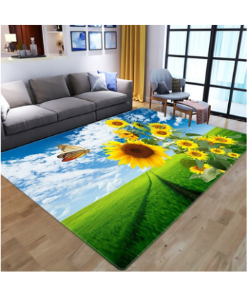 Tapis Papillon Tournesol pas chere