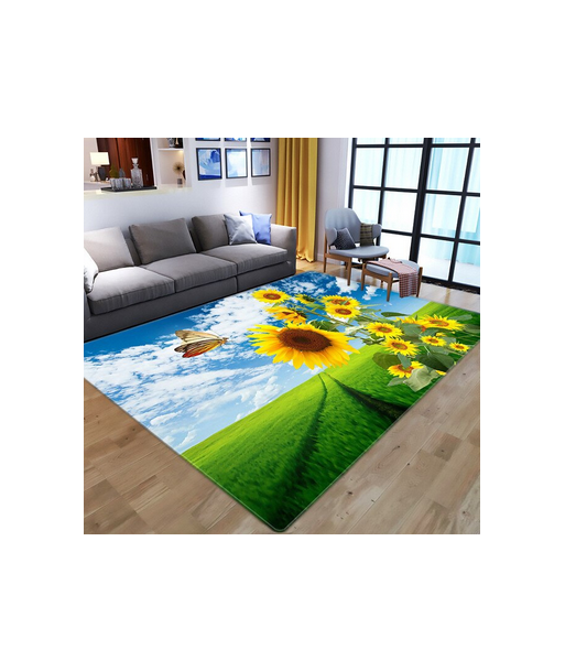 Tapis Papillon Tournesol pas chere