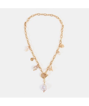 Collier Lia Paris doré destockage