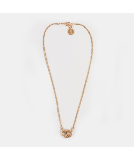 Collier Ocré Simple doré pas cher