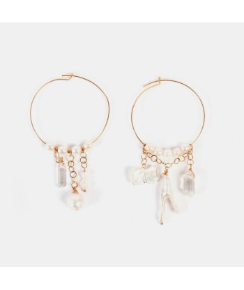 Boucles d'oreilles Océane dorées l'achat 