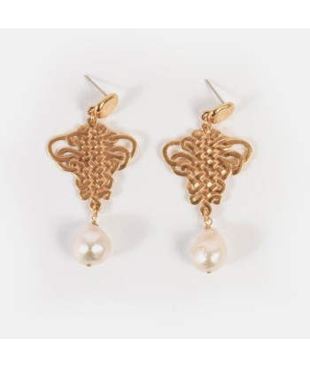 Boucles d'oreilles Mystic dorées Amélioration de cerveau avec