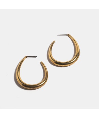 Boucles d'oreilles Finesse dorées suggérées chez