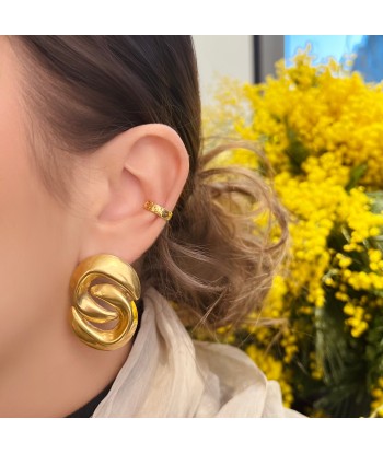 Boucles d'oreilles Sondo dorées pour bénéficier 