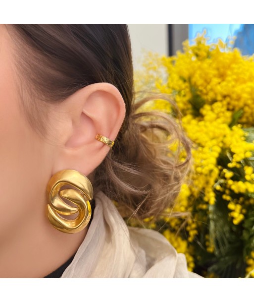 Boucles d'oreilles Sondo dorées pour bénéficier 