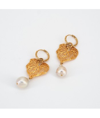 Boucles d'oreilles Viviane dorées Economisez 