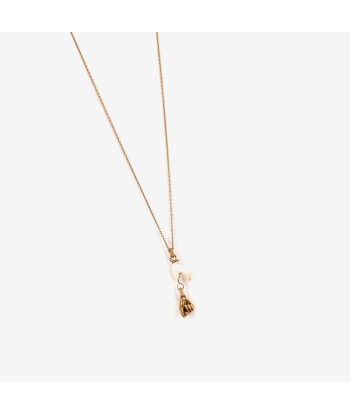 Collier Nacre & Main doré basket pas cher