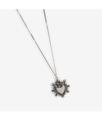 Collier Coeur XIV argenté chez Cornerstreet bien 