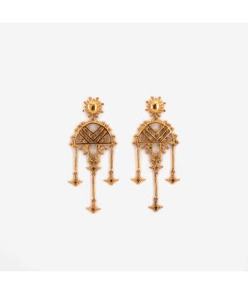 Boucles d'oreilles Mona dorées pour bénéficier 