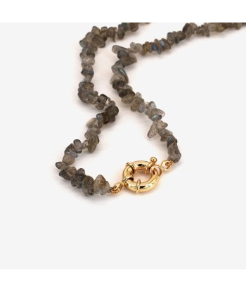 Collier Labradorite doré français