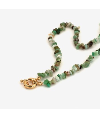 Collier Chrysoprase doré 50% de réduction en Octobre 2024