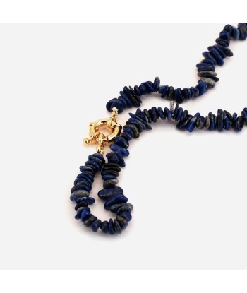 Collier Lapis lazuli doré Voir les baskets