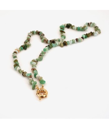 Collier Chrysoprase doré 50% de réduction en Octobre 2024