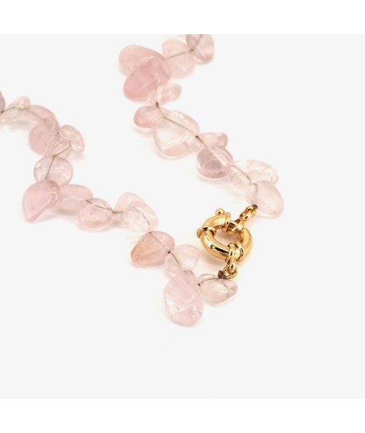 Collier Quartz Rosa doré de votre