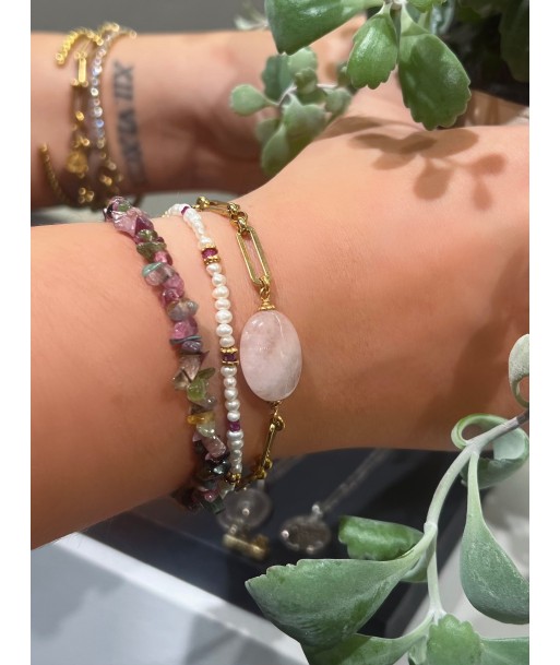 Bracelet Lina Quartz rose l'achat 