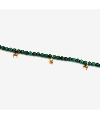 Bracelet Léonie en Malachite la colonne vertébrale