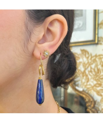 Boucles d'oreilles Barth dorées ouvre sa boutique