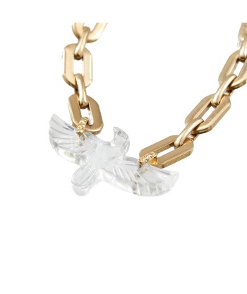 PHOENIX Collier XL Cristal de Roche Véritable concentré