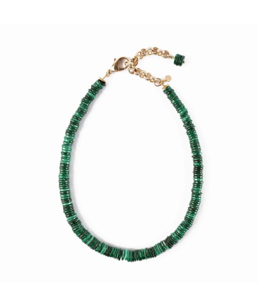 MALAKI Collier Malachite Véritable concentré