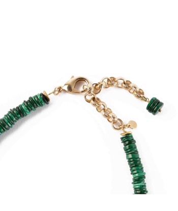 MALAKI Collier Malachite Véritable concentré