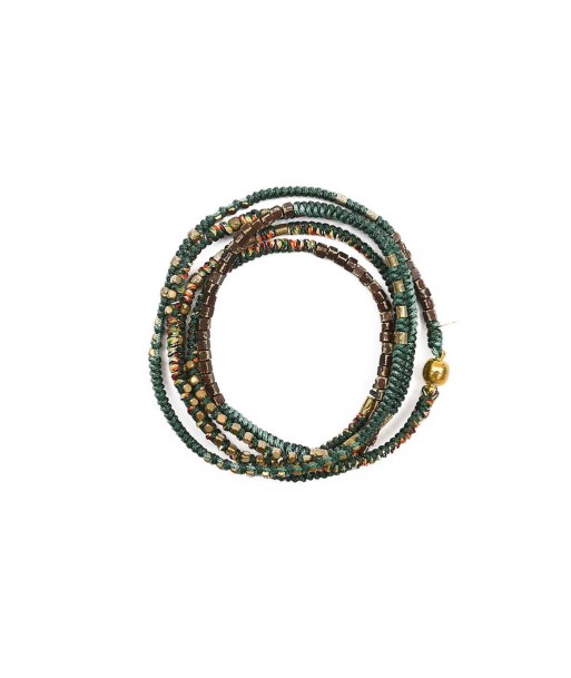 MANILLA Bracelet multitours Turquoise et Vert Vous souhaitez 