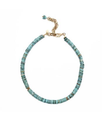 HAWAI Collier Puka Turquoise à prix réduit toute l'année