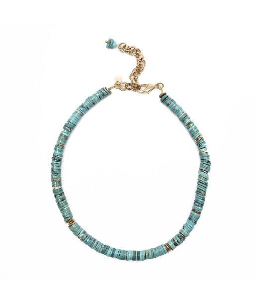 HAWAI Collier Puka Turquoise à prix réduit toute l'année