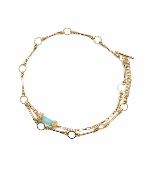 DEVA Collier, Bracelet multi-tours Amazonite de France