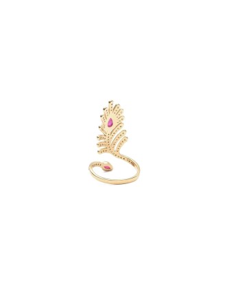 PAVANA Bague en Vermeil, Rubis ou Émeraude, Diamants 50-70% off 