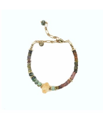 PRECIOUS Bracelet Citrine Tourmaline Emeraudes Les êtres humains sont 