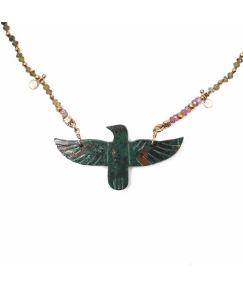 PHOENIX PERLE collier Chrysocolle vous aussi creer 