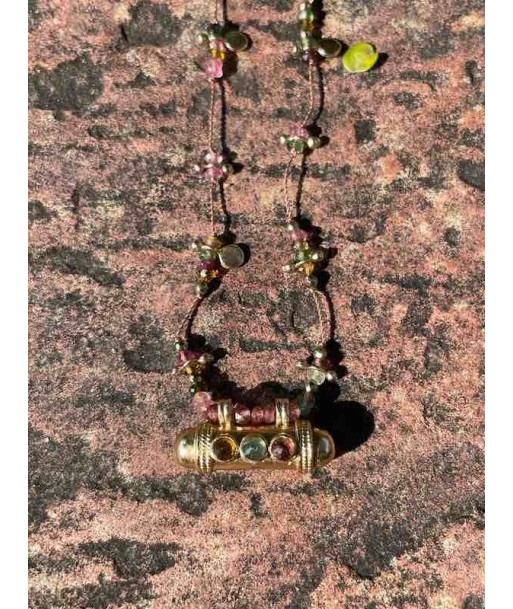 SECRET BEADS Collier Tourmalines Economisez 