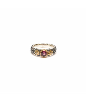 Bague Rhodolite en Or 750/1000e et Argent 925 N°8 - Sur commande acheter en ligne