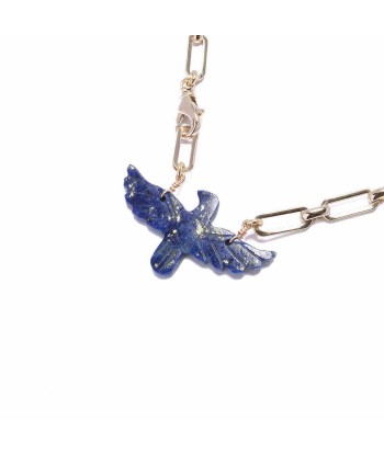 PHOENIX BABY Collier Lapis Lazuli pas chere