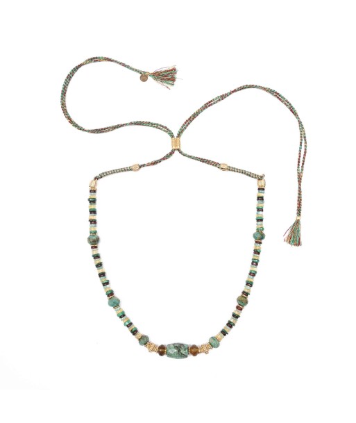 SWAHILI Collier Turquoise Amazonite pas chere