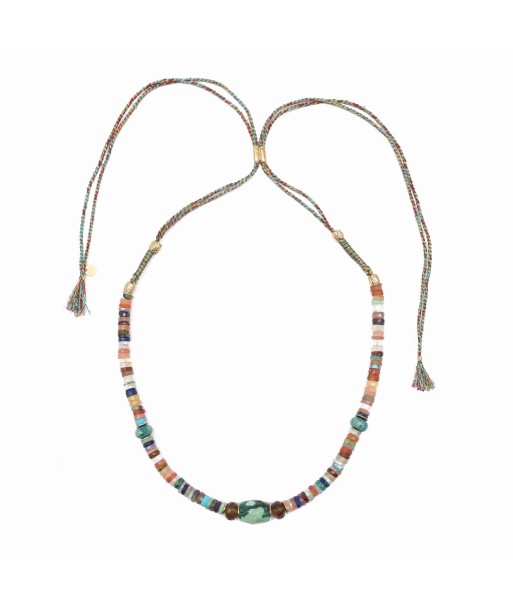 KAJIADO Collier Turquoise et Multicolore prix