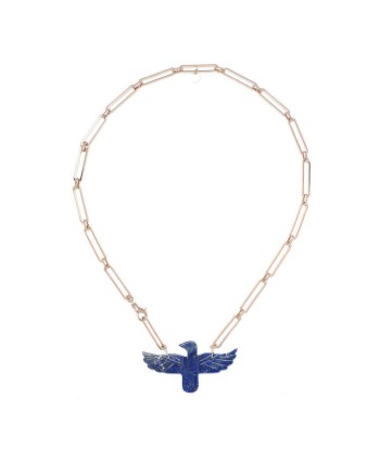 PHOENIX Collier Lapis Lazuli pas chere