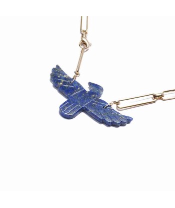 PHOENIX Collier Lapis Lazuli pas chere