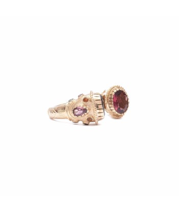 MAHARADJAH Tourmalines Bague argent plaqué Or Le MVP de beaucoup