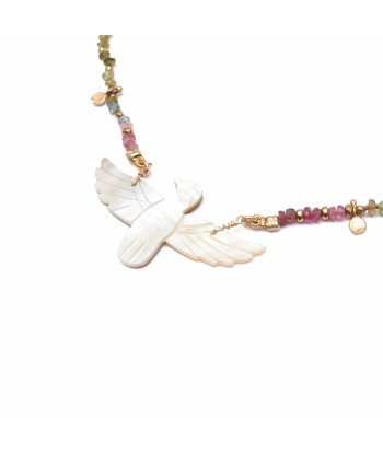 PHOENIX PERLE collier Nacre - Tourmalines vous aussi creer 