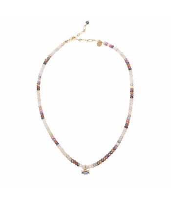 GLITTER Collier Saphirs multicolores destockage