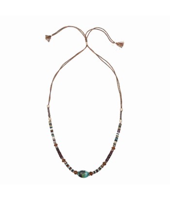 KAJIADO Collier Turquoise Spinelle Hessonite online