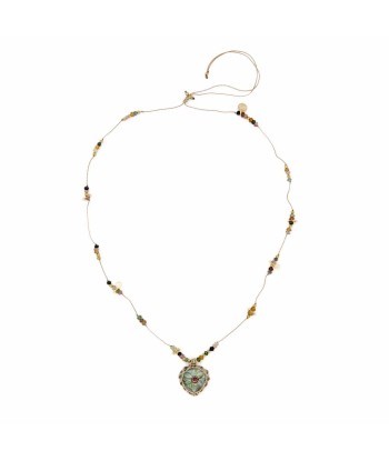 BLOSSOM collier Labradorite Grenat l'achat 