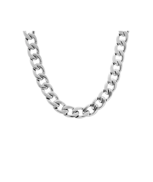 Collier acier maille gourmette épaisse 11mm Economisez 