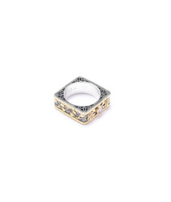 Bague Diamant en Or 750/1000e (18 cts) et Argent 925 acheter