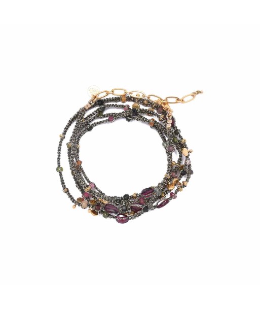 KASHAYA Bracelet multi-tours, Bronze Tourmalines suggérées chez