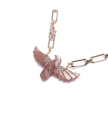 PHOENIX BABY Collier Quartz Strawberry du meilleur 