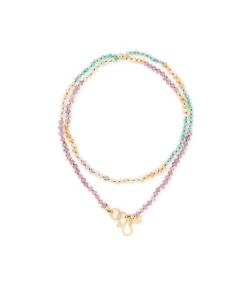 MOOREA pierres multicolores pastel - Chaîne perlée pour charm's prix