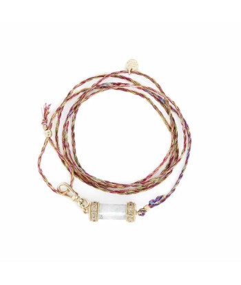 DEVA Bracelet multi-tours cordon de soie Moonstone Venez découvrir notre 