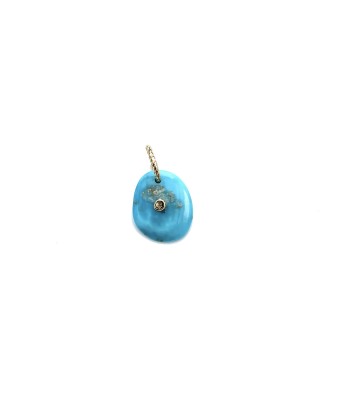 CHARM TURQUOISE Petit modèle serti Diamant N°2 Paris Déstockage Promo